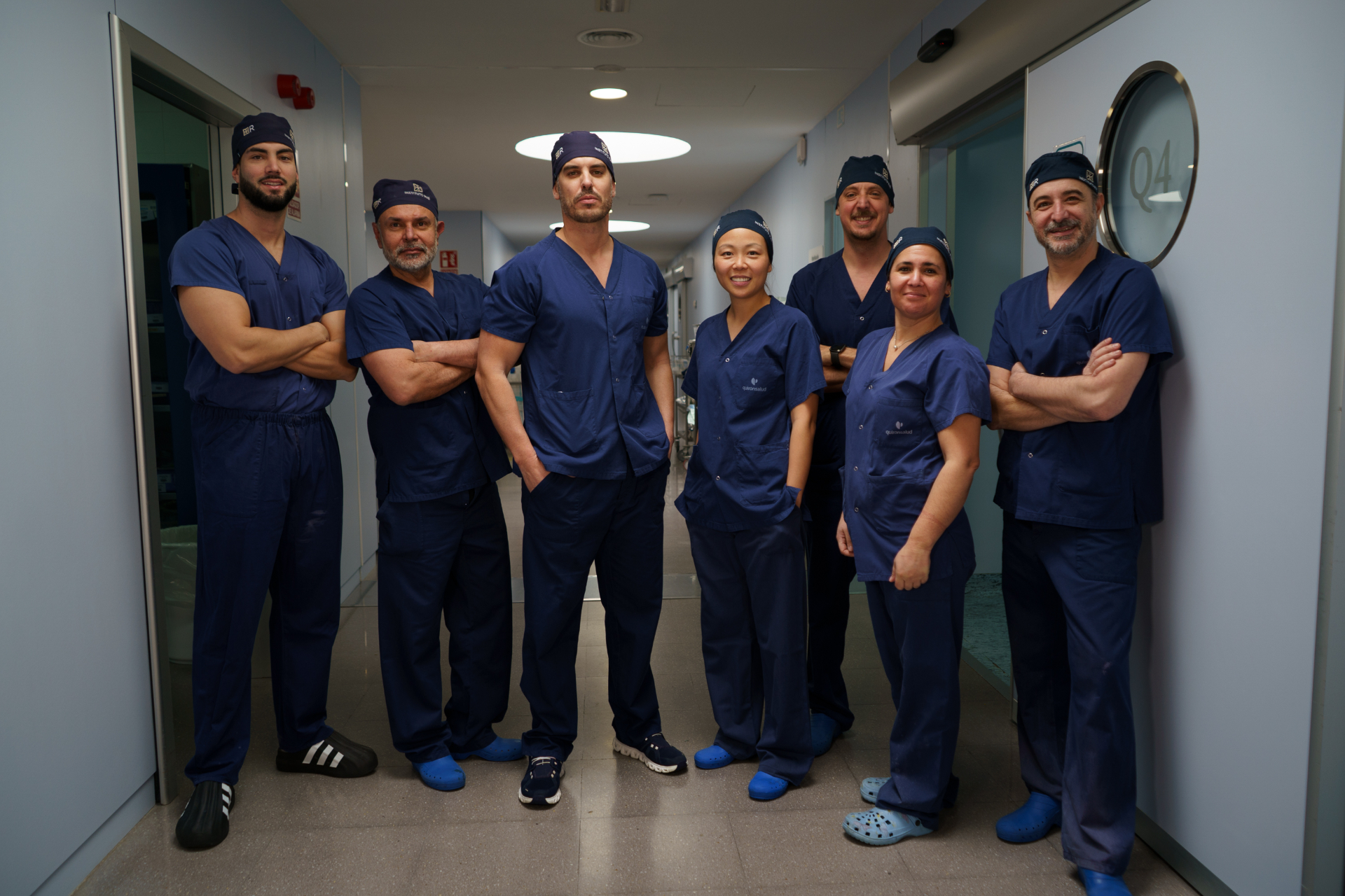 Equipo médico de Instituto Rubí en las instalaciones de Quirónsalud